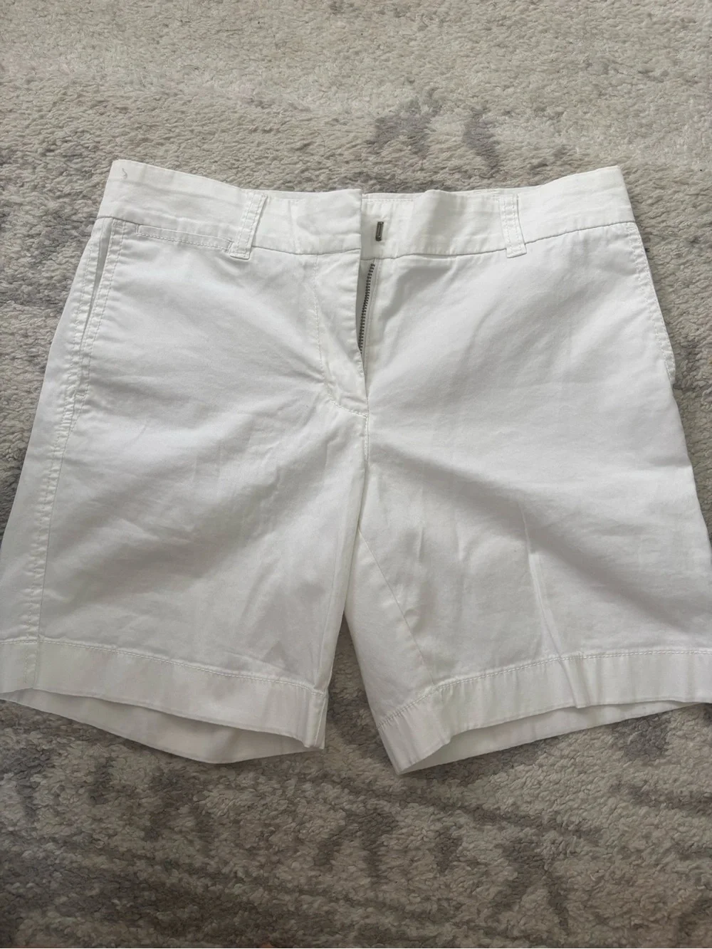 J. Crew Women's White Cotton Shorts
